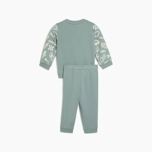 Puma Kids 2Piece Minicats Sandy Adventures Toddlers039 Crew And Pants Set Green Moon 8211 Kids Puma Kids 2Piece Minicats Sandy Adventures Toddlers039 Crew And Pants Set Green Moon 8211 Kids