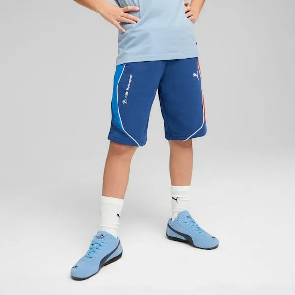 Puma Kids BMW M Motorsport Big 039 Sweat Shorts Pro Bluem Color 8211 Kids