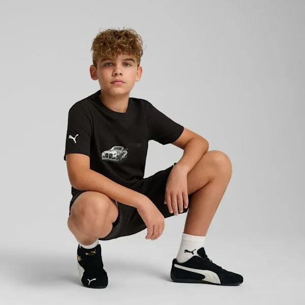 Puma Kids BMW M Motorsport Car Graphic Big 039 Tee Puma Black 8211 Kids