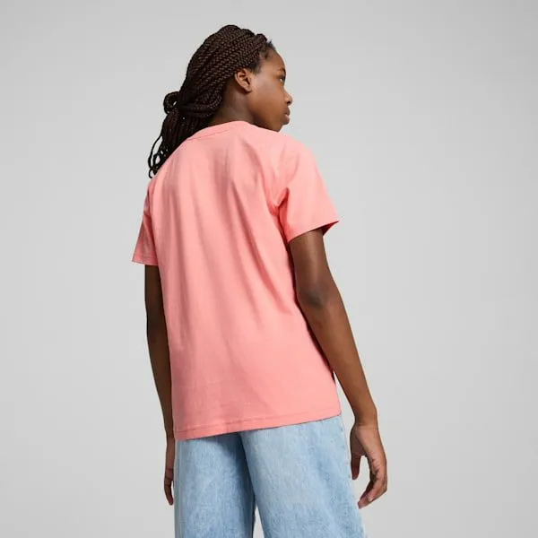Puma Kids BUTTERFLY VIBE Big 039 Logo Tee Pink Fruit 8211 Kids