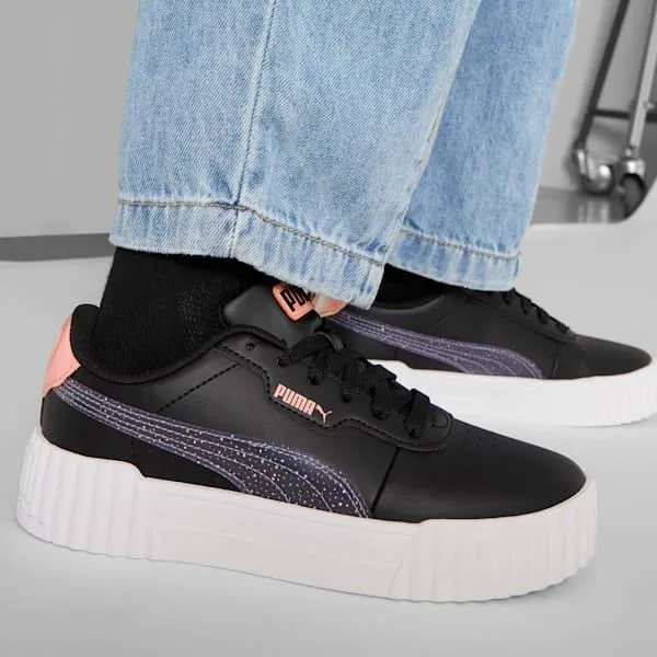 Puma Kids Carina 30 Blurry Dreams Big 039 Sneakers Puma Blacklavender Alertpink Fruit 8211 Kids Puma Kids Carina 30 Blurry Dreams Big 039 Sneakers Puma Blacklavender Alertpink Fruit 8211 Kids