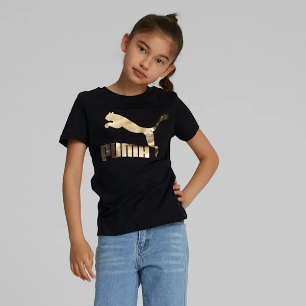 Puma Kids Classics Logo Big 039 Tee Puma Black 8211 Kids