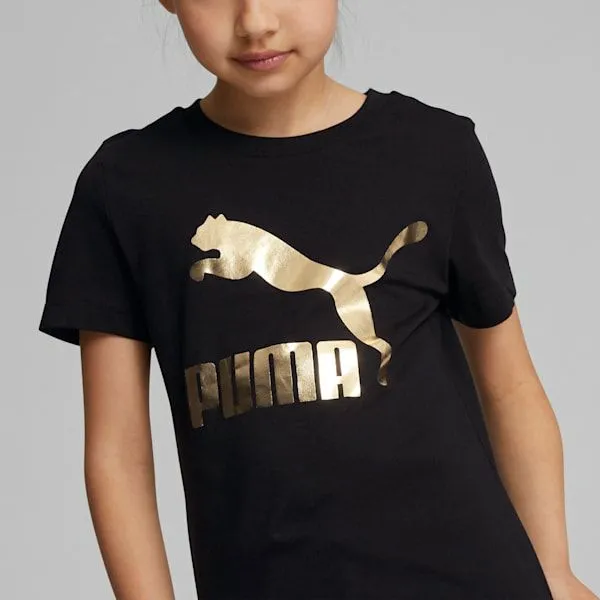 Puma Kids Classics Logo Big 039 Tee Puma Black 8211 Kids