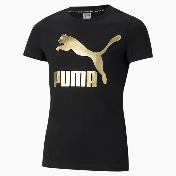 Puma Kids Classics Logo Big 039 Tee Puma Black 8211 Kids