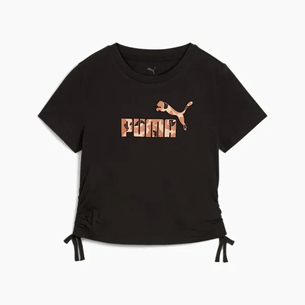 Puma Kids Essentials Animal Logo Infill Big 039 Knotted Tee Puma Black 8211 Kids Puma Kids Essentials Animal Logo Infill Big 039 Knotted Tee Puma Black 8211 Kids