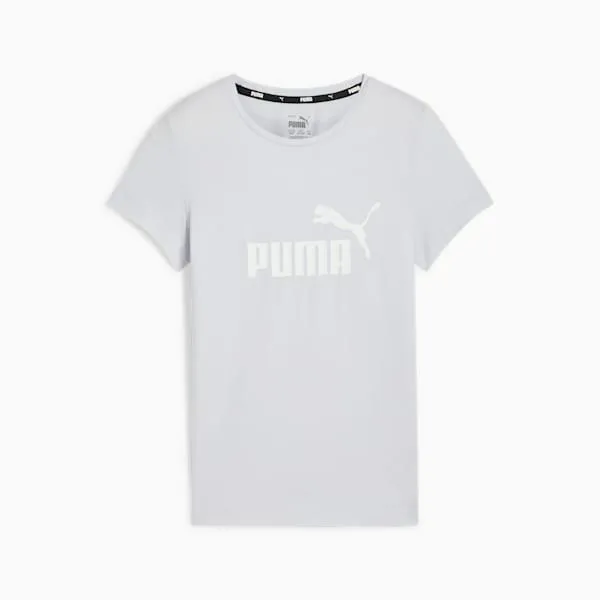 Puma Kids Essentials Logo Big 039 Tee Silver Mist 8211 Kids