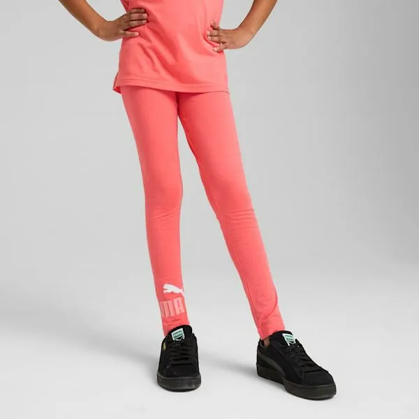 Puma Kids Essentials No 1 Logo Big 039 Leggings Peach Frost 8211 Kids