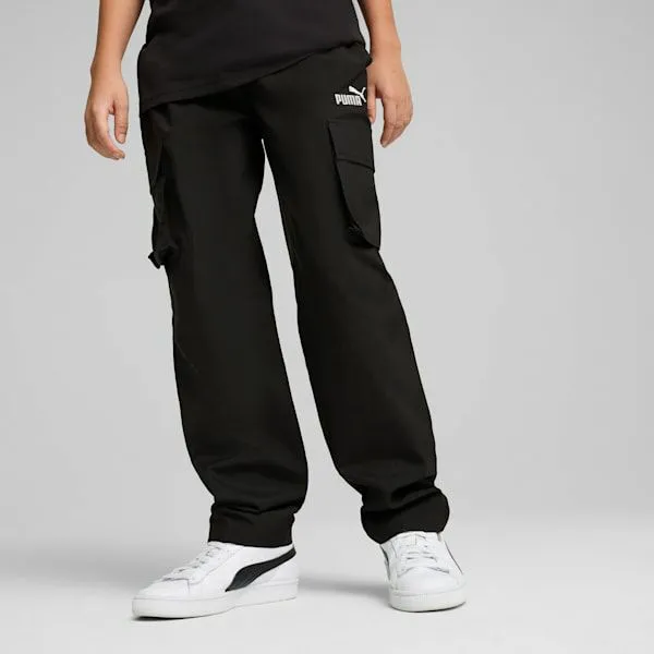 Puma Kids Essentials No 1 Logo Big 039 Woven Cargo Pants Puma Black 8211 Kids Puma Kids Essentials No 1 Logo Big 039 Woven Cargo Pants Puma Black 8211 Kids
