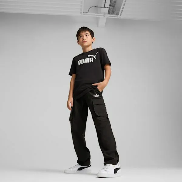 Puma Kids Essentials No 1 Logo Big 039 Woven Cargo Pants Puma Black 8211 Kids Puma Kids Essentials No 1 Logo Big 039 Woven Cargo Pants Puma Black 8211 Kids