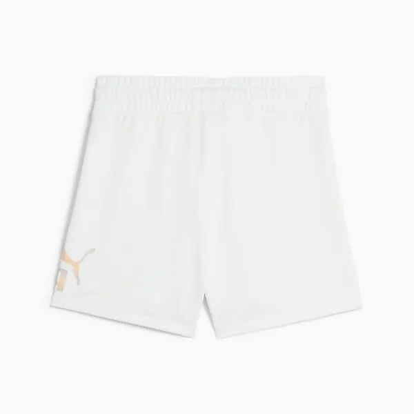 Puma Kids Essentials Summer Daze Big 039 Shorts Puma White 8211 Kids
