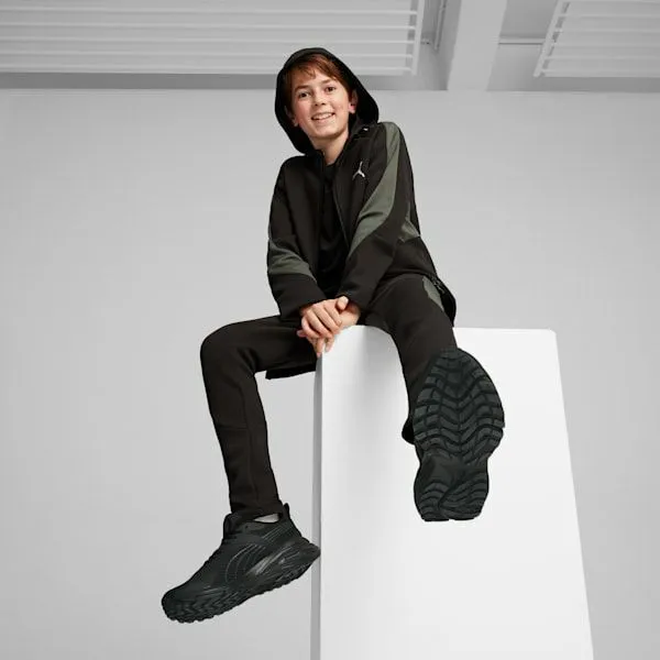 Puma Kids EvoSTRIPE Big 039 ZipUp Sweatshirt Puma Black 8211 Kids