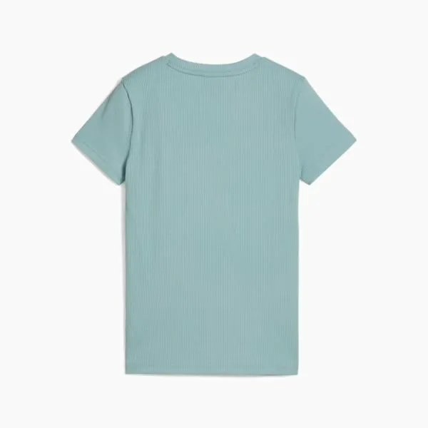Puma Kids Graphics Big 039 Ribbed Tee Modern Mint 8211 Kids
