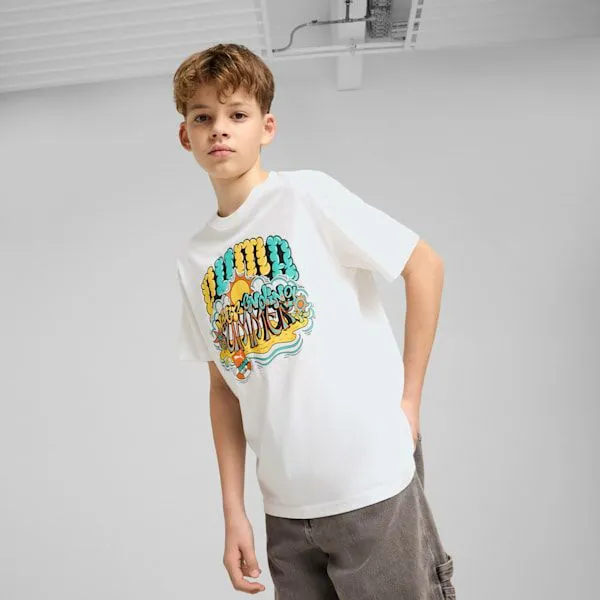 Puma Kids Graphics Big Tee III Puma White 8211 Kids