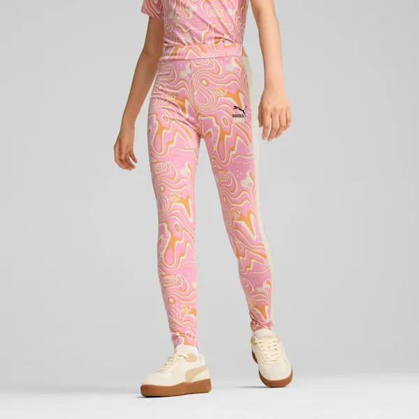 Puma Kids Lava Land Big 039 Leggings Mauved Out 8211 Kids