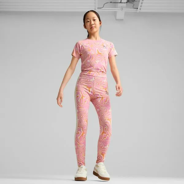 Puma Kids Lava Land Big 039 Leggings Mauved Out 8211 Kids
