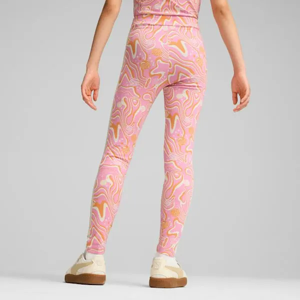 Puma Kids Lava Land Big 039 Leggings Mauved Out 8211 Kids