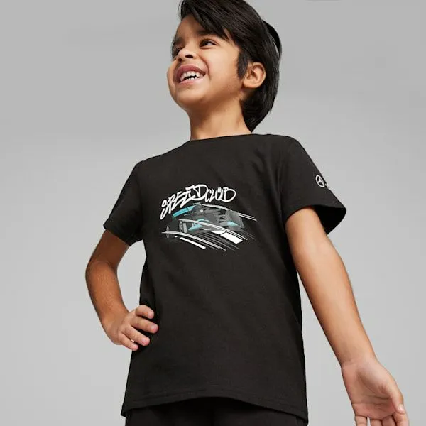 Puma Kids MercedesAMG Petronas F1 039 Motorsport Tee Puma Black 8211 Kids