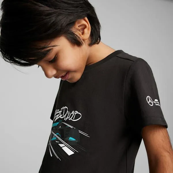 Puma Kids MercedesAMG Petronas F1 039 Motorsport Tee Puma Black 8211 Kids