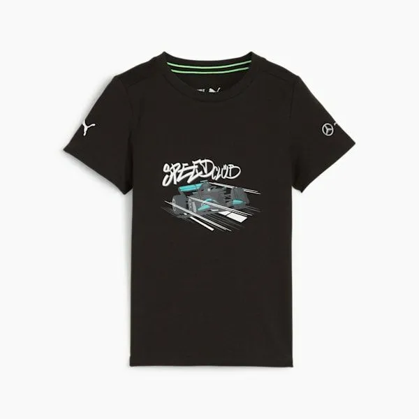 Puma Kids MercedesAMG Petronas F1 039 Motorsport Tee Puma Black 8211 Kids