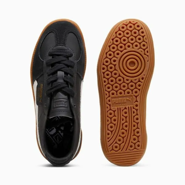 Puma Kids Palermo Leather Big 039 Sneakers Puma Blackfeather Graygum 8211 Kids