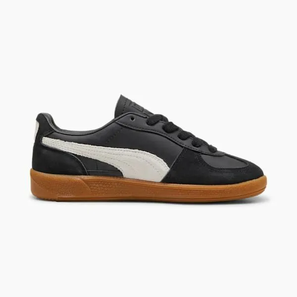 Puma Kids Palermo Leather Big 039 Sneakers Puma Blackfeather Graygum 8211 Kids