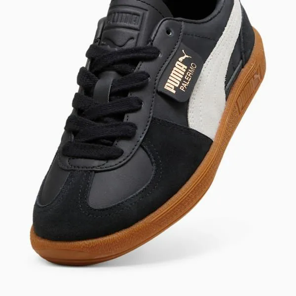 Puma Kids Palermo Leather Big 039 Sneakers Puma Blackfeather Graygum 8211 Kids