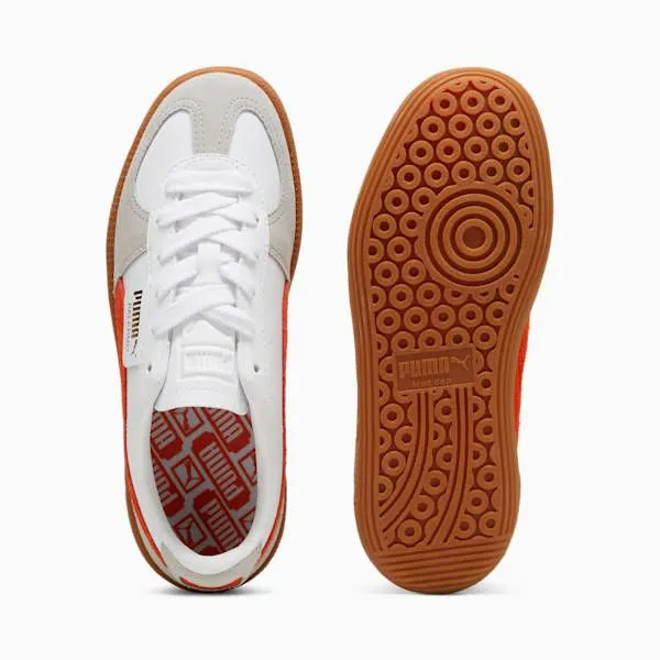 Puma Kids Palermo Leather Big 039 Sneakers Puma Whiteredmazinggum 8211 Kids