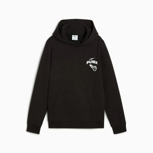 Puma Kids Posterize Basketball Big 039 Hoodie Puma Black 8211 Kids