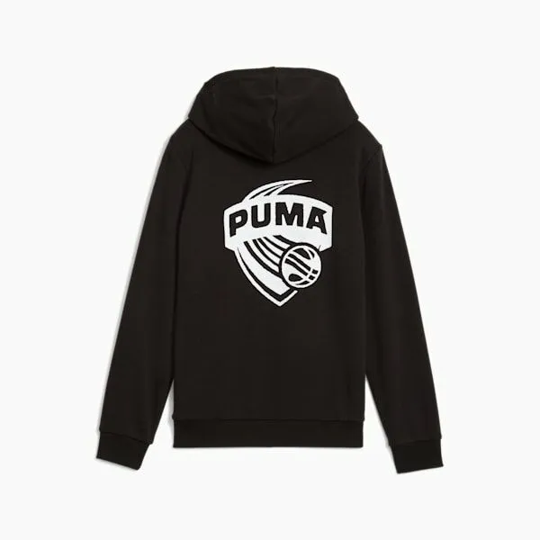 Puma Kids Posterize Basketball Big 039 Hoodie Puma Black 8211 Kids