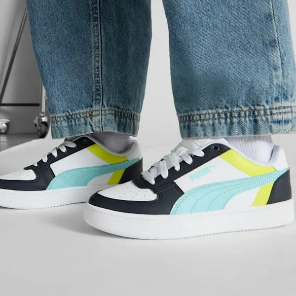 Puma Kids PUMA Caven 20 Block Big 039 Sneakers Puma Whitesafe Lakenew Navy 8211 Kids Puma Kids PUMA Caven 20 Block Big 039 Sneakers Puma Whitesafe Lakenew Navy 8211 Kids