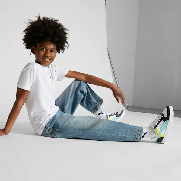 Puma Kids PUMA Caven 20 Block Big 039 Sneakers Puma Whitesafe Lakenew Navy 8211 Kids Puma Kids PUMA Caven 20 Block Big 039 Sneakers Puma Whitesafe Lakenew Navy 8211 Kids
