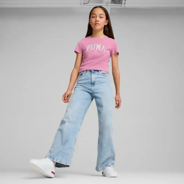 Puma Kids PUMA Squad Big 039 Tee Mauved Out 8211 Kids