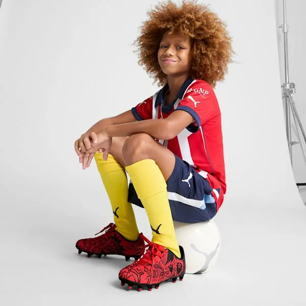 Puma Kids PUMA X CHRISTIAN PULISIC TACTO II 039 FirmArtificial Ground Soccer Cleats Puma Redpuma Black 8211 Kids Puma Kids PUMA X CHRISTIAN PULISIC TACTO II 039 FirmArtificial Ground Soccer Cleats Puma Redpuma Black 8211 Kids