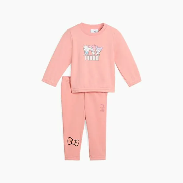 Puma Kids PUMA X HELLO KITTY AND FRIENDS Toddlers039 Minicats Crew Set Pink Fruit 8211 Kids Puma Kids PUMA X HELLO KITTY AND FRIENDS Toddlers039 Minicats Crew Set Pink Fruit 8211 Kids