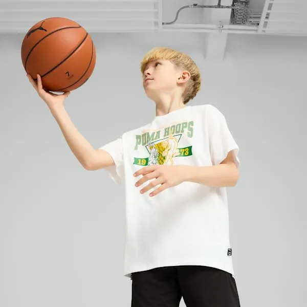 Puma Kids Rival Rage Big 039 Tee III Puma White 8211 Kids
