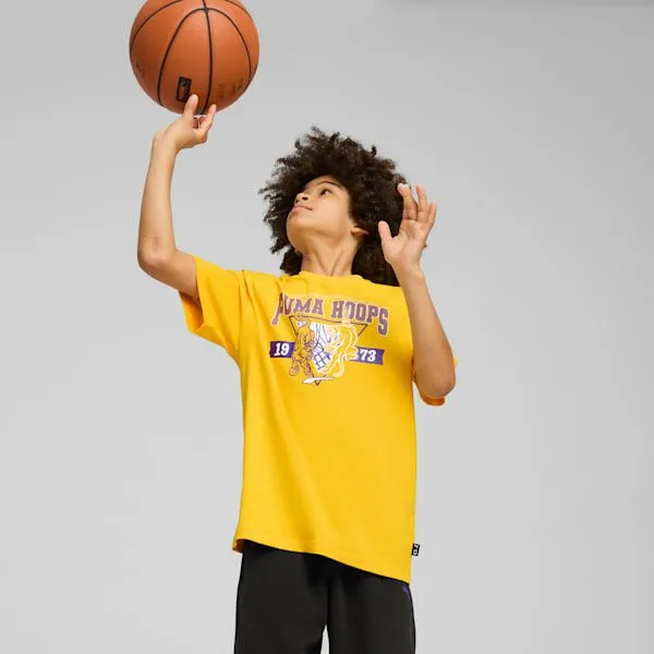 Puma Kids Rival Rage Big 039 Tee III Yellow Sizzle 8211 Kids