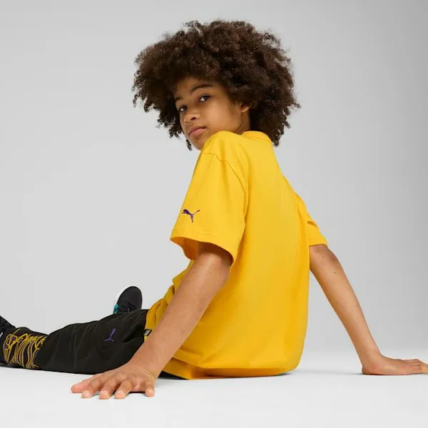 Puma Kids Rival Rage Big 039 Tee III Yellow Sizzle 8211 Kids