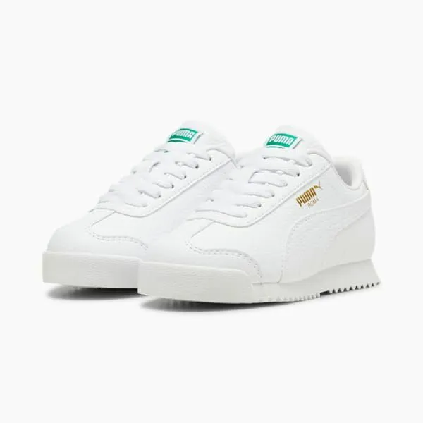 Puma Kids Roma 24 Standard Little 039 Sneakers Puma White 8211 Kids