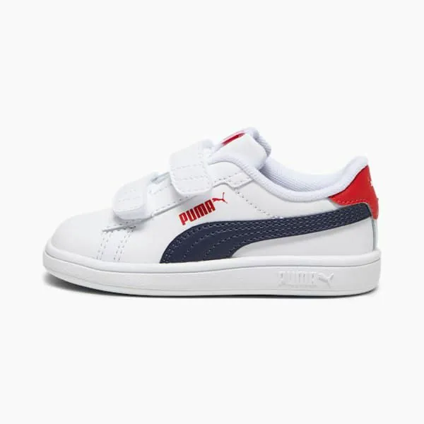 Puma Kids Smash 30 Leather Toddlers039 Alternate Closure Sneakers Puma Whitepuma Navyfor All Time Red 8211 Kids Puma Kids Smash 30 Leather Toddlers039 Alternate Closure Sneakers Puma Whitepuma Navyfor All Time Red 8211 Kids