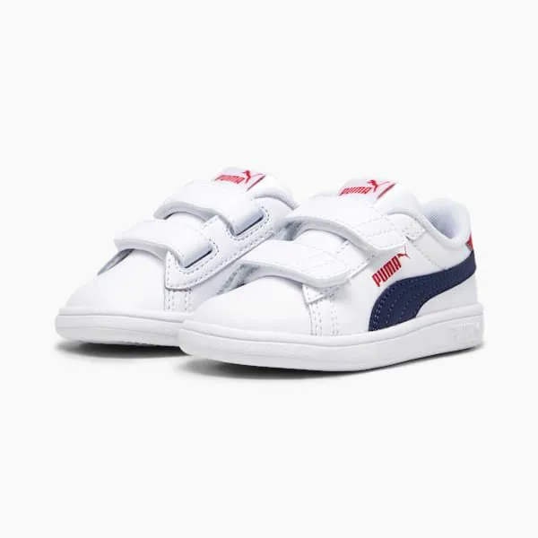 Puma Kids Smash 30 Leather Toddlers039 Alternate Closure Sneakers Puma Whitepuma Navyfor All Time Red 8211 Kids Puma Kids Smash 30 Leather Toddlers039 Alternate Closure Sneakers Puma Whitepuma Navyfor All Time Red 8211 Kids
