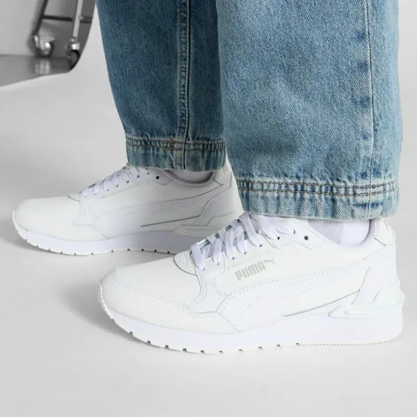Puma Kids ST Runner V4 Leather Big 039 Sneakers Puma Whitecool Light Gray 8211 Kids Puma Kids ST Runner V4 Leather Big 039 Sneakers Puma Whitecool Light Gray 8211 Kids