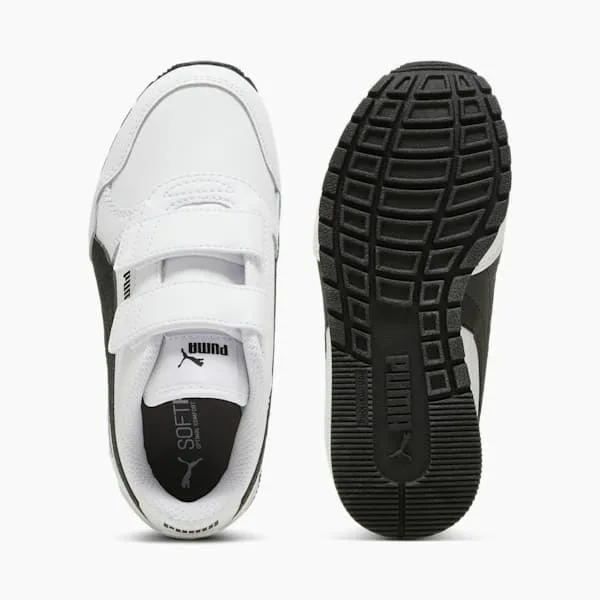 Puma Kids ST Runner V4 Leather Little 039 Alternate Closure Sneakers Puma Whitepuma Blackcast Iron 8211 Kids Puma Kids ST Runner V4 Leather Little 039 Alternate Closure Sneakers Puma Whitepuma Blackcast Iron 8211 Kids