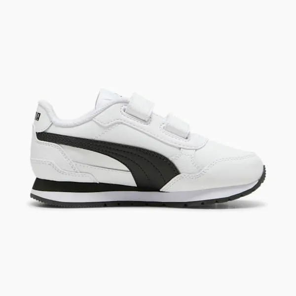 Puma Kids ST Runner V4 Leather Little 039 Alternate Closure Sneakers Puma Whitepuma Blackcast Iron 8211 Kids Puma Kids ST Runner V4 Leather Little 039 Alternate Closure Sneakers Puma Whitepuma Blackcast Iron 8211 Kids