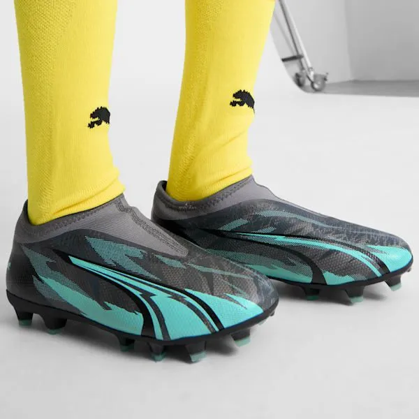 Puma Kids ULTRA MATCH RUSH 039 FirmArtificial Ground LL Soccer Cleats Strong Graypuma Whiteelektro Aqua 8211 Kids Puma Kids ULTRA MATCH RUSH 039 FirmArtificial Ground LL Soccer Cleats Strong Graypuma Whiteelektro Aqua 8211 Kids