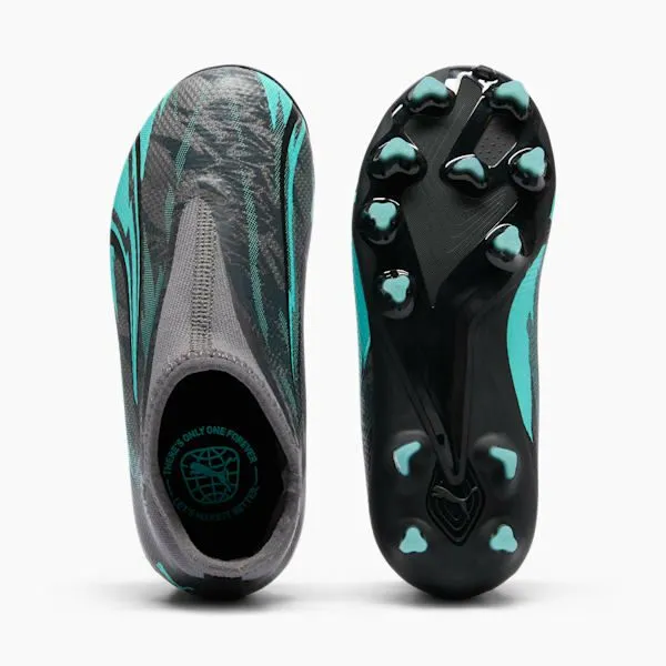 Puma Kids ULTRA MATCH RUSH 039 FirmArtificial Ground LL Soccer Cleats Strong Graypuma Whiteelektro Aqua 8211 Kids Puma Kids ULTRA MATCH RUSH 039 FirmArtificial Ground LL Soccer Cleats Strong Graypuma Whiteelektro Aqua 8211 Kids