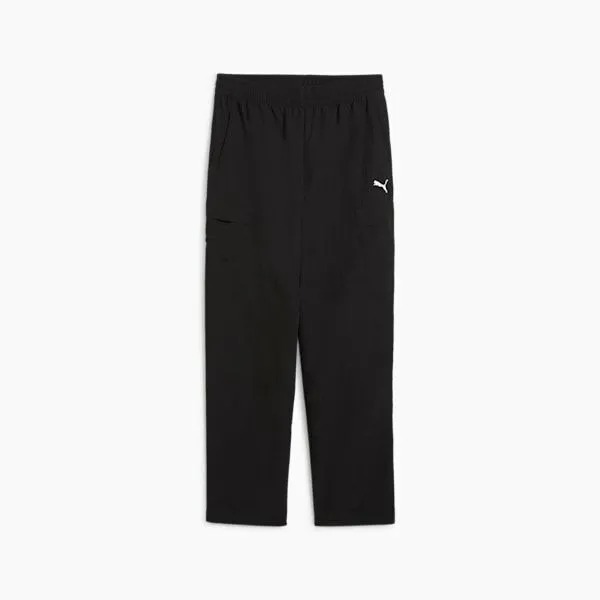 Puma Kids Wardrobe Essentials Big 039 Relaxed Woven Cargo Pants Puma Black 8211 Kids Puma Kids Wardrobe Essentials Big 039 Relaxed Woven Cargo Pants Puma Black 8211 Kids