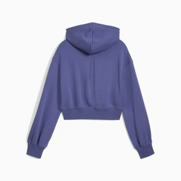 Puma Kids Wardrobe Essentials Big 039 Short Length Hoodie Blue Crystal 8211 Kids Puma Kids Wardrobe Essentials Big 039 Short Length Hoodie Blue Crystal 8211 Kids