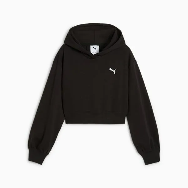 Puma Kids Wardrobe Essentials Big 039 Short Length Hoodie Puma Black 8211 Kids Puma Kids Wardrobe Essentials Big 039 Short Length Hoodie Puma Black 8211 Kids