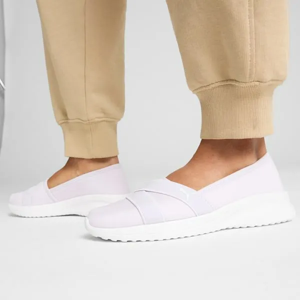 Puma Lifestyle Adelina 2 039s SlipOn Shoes Lilac Frostpuma White 8211 Women