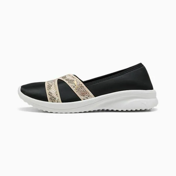 Puma Lifestyle Adelina 2 Snake Chic 039s SlipOn Shoes Puma Blackgold 8211 Women Puma Lifestyle Adelina 2 Snake Chic 039s SlipOn Shoes Puma Blackgold 8211 Women
